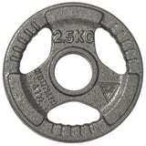 Olympic Cast Iron Tri-Grip Disc | 2.5kg Image McSport Ireland