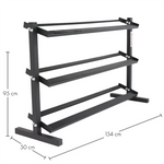3 Tier Hex Dumbbell Storage Rack - 10 Pairs