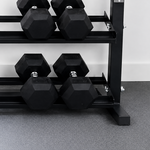 3 Tier Hex Dumbbell Storage Rack - 10 Pairs