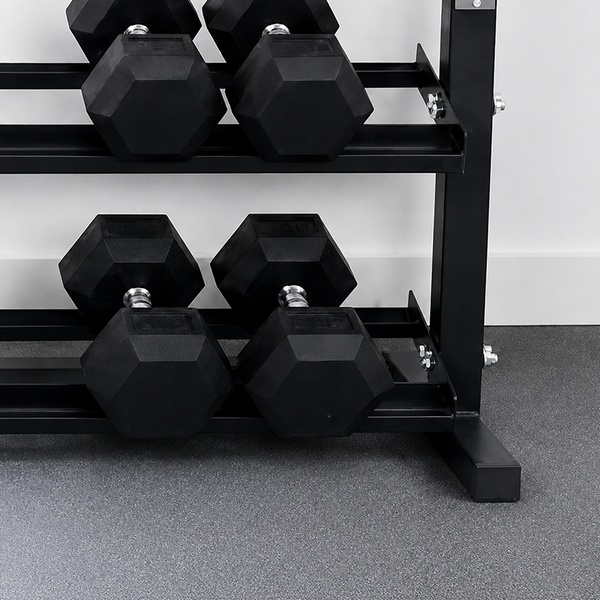 3 Tier Hex Dumbbell Storage Rack - 10 Pairs