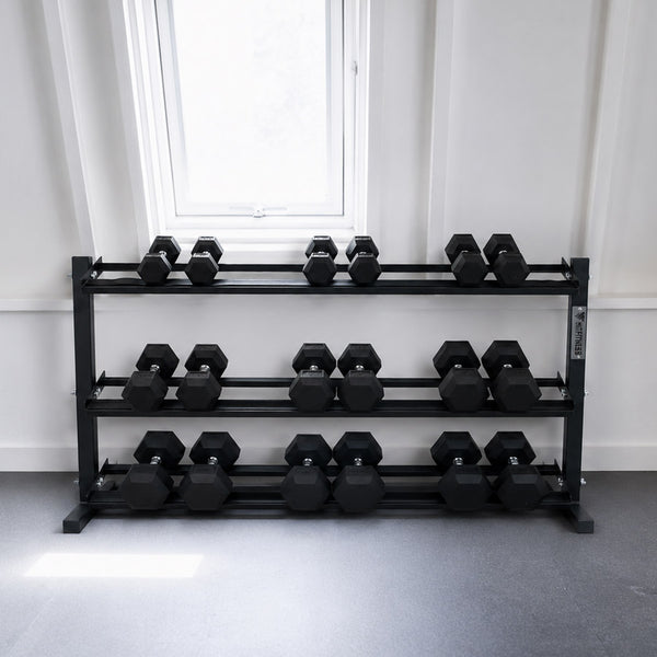 Home Gym Hex Dumbbells Pack - 5kg to 25kg