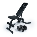 Adjustable Strength Bundle Bench Dumbbells Set 50kg