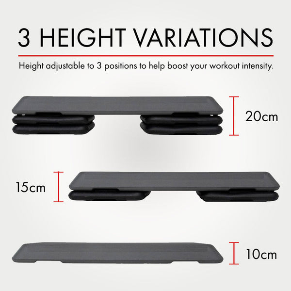 Hit Fitness Aerobic Step & Pump Set | 20kg - Heights
