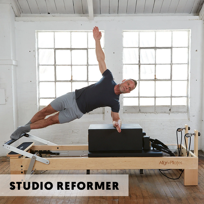 Align Pilates M8-Pro Maple Pilates Reformer — With Box