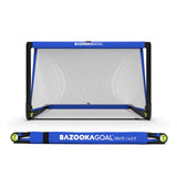 BazookaGoal Football Goal | 4' x 2.5' - Blue