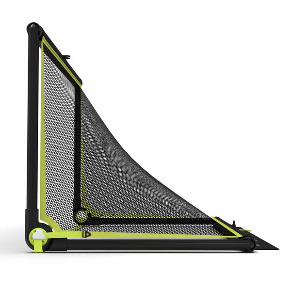 BazookaGoal Football Goals | 5' x 3' Black (Side Shot)