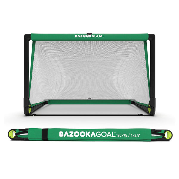 BazookaGoal Football Goal | 4' x 2.5' - Green