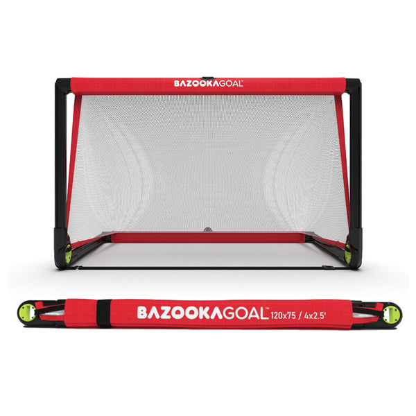 BazookaGoal Football Goal | 4' x 2.5' - Red