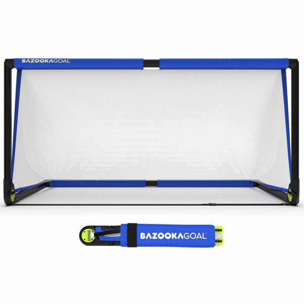 BazookaGoal Football Goal | 6' x 3' - Blue