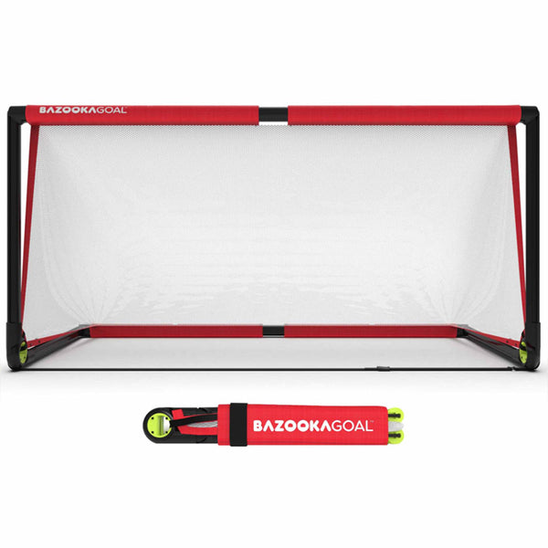 BazookaGoal Football Goal | 6' x 3' - Red