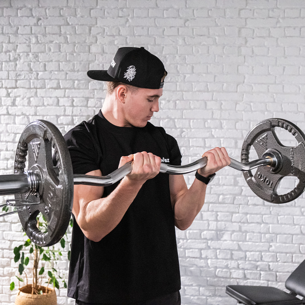 Biceps Triceps Curls 44.5kg Weight Set EZ Curl Bar