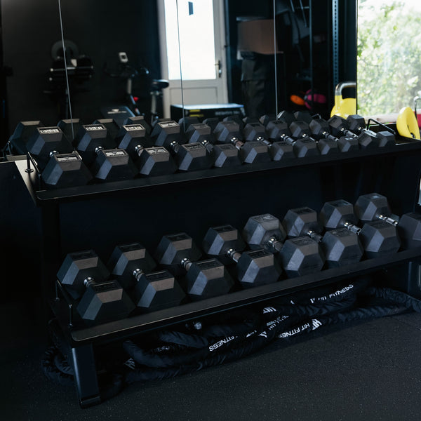 Home Gym Hex Dumbbells Pack - 5kg to 25kg