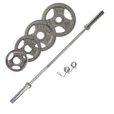 Compact Barbell Weight Set | Cast Iron Discs