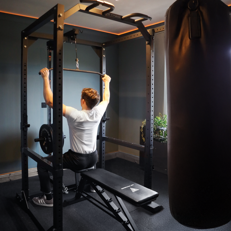 Power Rack Heavy Bag Home Gym Soozier Heavy-Duty Power Tower Dip
