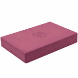 Fitness-Mad-Full-Yoga-Block-Burgundy lying down