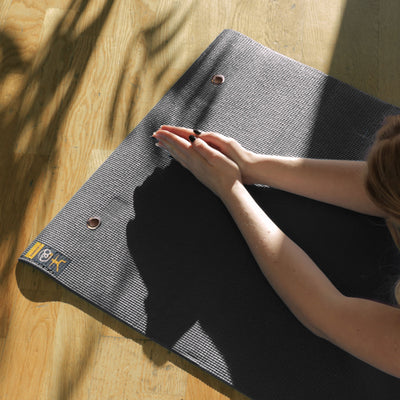 Fitness Mad Warrior II Eyelet Yoga Mat | 4mm