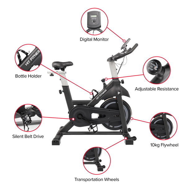 Hit Fitness G5 Indoor Exercise Bike - Features