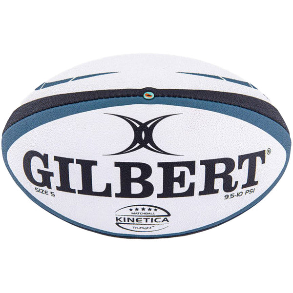 Gilbert KINETICA Elite Rugby Ball Size 5 (Blue) - top