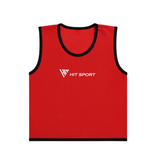 HIT Sport Mesh Training Bib Kids Red
