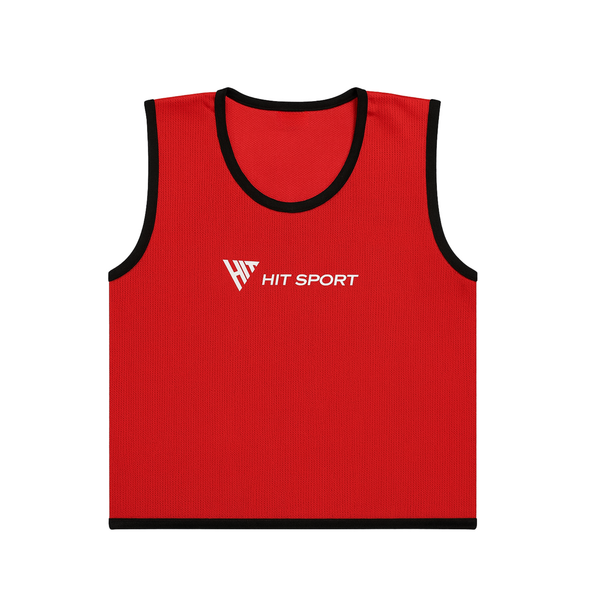 HIT Sport Mesh Training Bib Kids Red