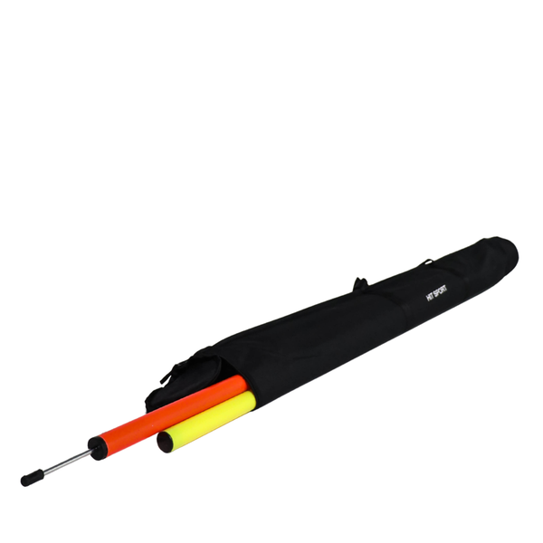 HIT Sport Mini Training Poles Orange & Yellow Set