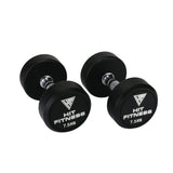 Hit Fitness Round Rubber Dumbbells