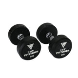Hit Fitness Round Rubber Dumbbells