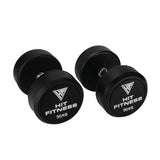 Hit Fitness Round Rubber Dumbbells