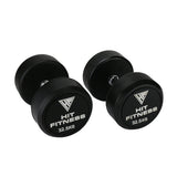 Hit Fitness Round Rubber Dumbbells