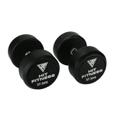 Hit Fitness Round Rubber Dumbbells