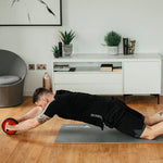 abs exercises on exercise mat 