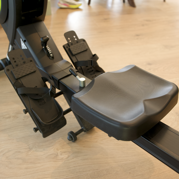 ergonomic seat on hit fitness rower
