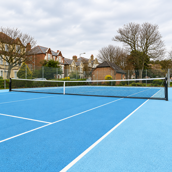 Harrod Steel Freestanding Tennis Posts | Black