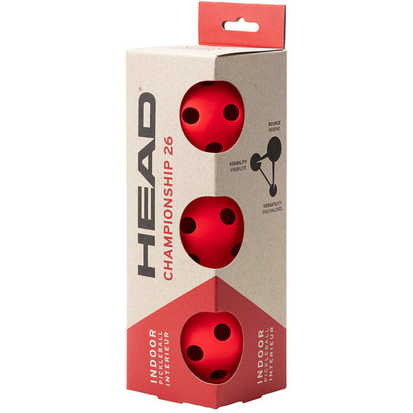 Head Championship Pickleballs Pack Red 