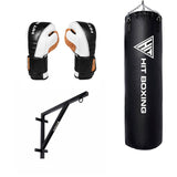 Hit Boxing Heavy Punch Bag & Premium Leather Boxing Gloves