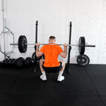 Hit Fitness 120kg Black Bumper Plates Athletic Weight Set