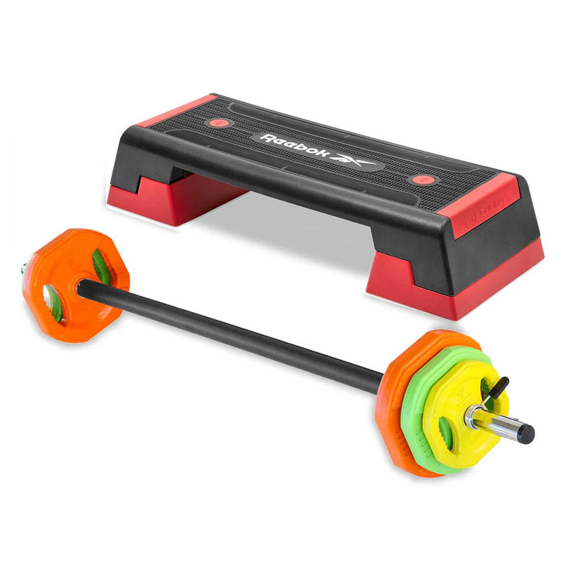 Hit Fitness 20kg Pump Set Reebok Step — McSport