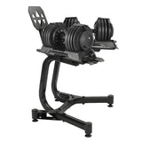 Hit Fitness 40kg Adjustable Dumbbells with Stand