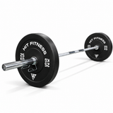 Hit Fitness 70kg Black Bumper Plates Core Weight Set