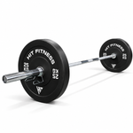 Hit Fitness 70kg Black Bumper Plates Core Weight Set