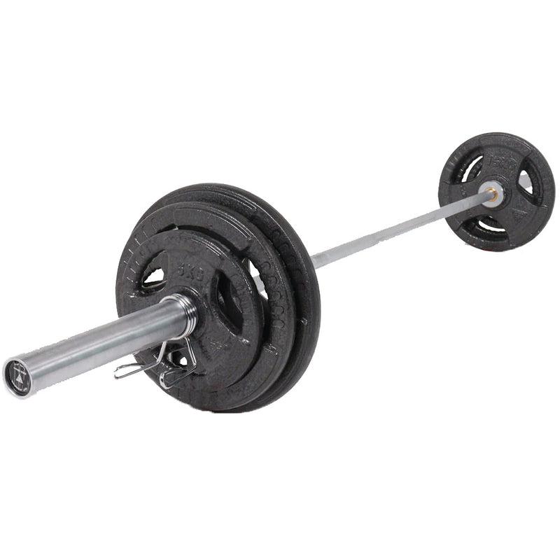 80kg | Cast Iron Discs and Barbell