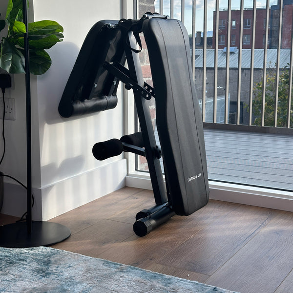 Hit Fitness Adjustable Utility Weight Bench - Folded (Lifestyle)