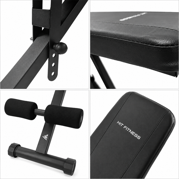 Hit Fitness Adjustable Utility Weight Bench