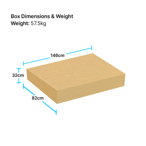 Hit Fitness Air Rower - Box Dimensions
