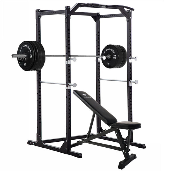 Hit Fitness Athletic Pack 120kg | Black Bumper Plates
