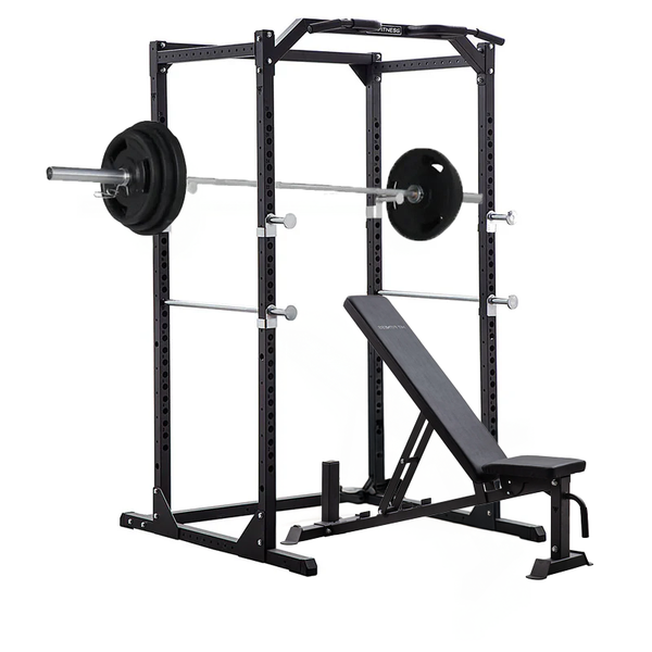 Hit Fitness Athletic Pack 120kg | Rack - Bench - Radial Plates