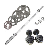 Hit Fitness Barbell Weight Set & Dumbbell Pack