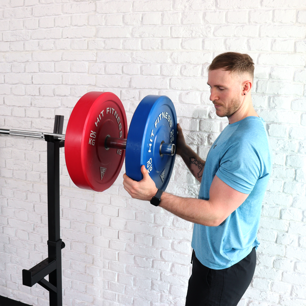Hit Fitness 20kg Commercial Coloured Rubber Bumper Plate - Lifestyle