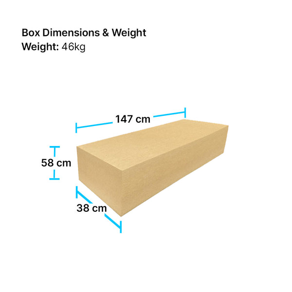 Hit Fitness Commercial Rower - Box Dimensions