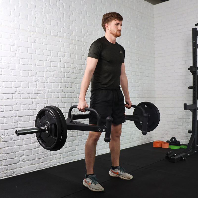 Hit Fitness Deadlift Set — Radial Plates Open Hex Bar